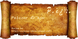 Pelczer Ákos névjegykártya